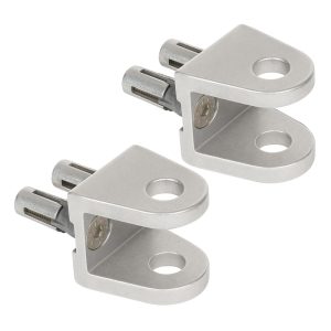 Locinox BOLTON – U Aufschraubbarer U-Schweißche M12 –Quick- FIX befestigung– ALUM – Set 2 stück