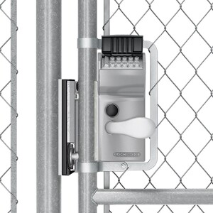 Locinox CLH-CO verstellbare Halterung – Für Maschendrahtzäune – Für mechanische Codeschlösser