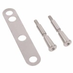 Locinox LOCK.GUIDE geleidingsplaat - Voor poortkaders van 40-100 mm