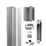 Locinox set met N-LINE-B-MAG, 2X MAGUNIT & 3006PULL - RAL 9005