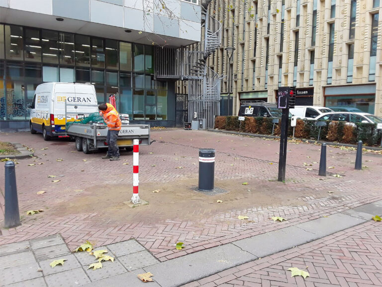 Bollard vervangen voor de Fadini TALOS bollard