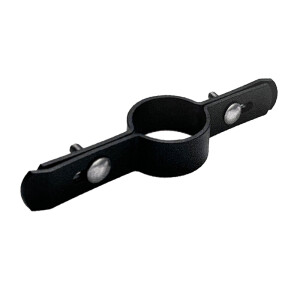 Del Ponti Langscheinzelhalter – Ø60mm – inklusive bouten und Muttern – schwarz
