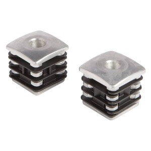 Locinox DURA Gelenkkappe für Achse – Aluminium, verstärkt – für M12-Gelenkachsen – Gehäuse 50x50mm