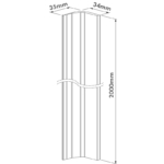 Maatvoering Locinox Shieldline