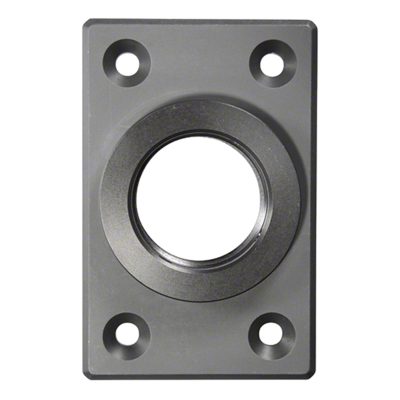 D&D Montageplaat voor SureClose Center Mount – Zelfsluitende scharnier – Aluminium