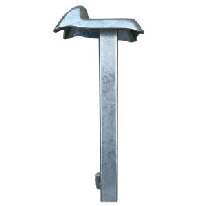 Toranschlag – feuerverzinkt – Vierkantprofil 40 x 40 x 2 mm – Einbetoniertiefe 400 mm