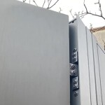 Onzichtbaar 3D poortscharnier voor poorten - Voor koker 40 & 50 mm 3-min