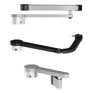 Locinox VENUS Ersatzarme – Gleitarm, Gelenkarm & Kompaktarm – Silber & RAL 9005