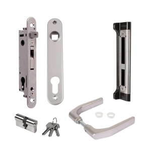 Locinox FORTYLOCK set – mit Einsteckschloss -Zylinder-Türschilder-SFKI Schlossfänger