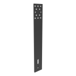 Locinox VENUS adapterplaat - Voor montage op muur of paal 60 mm - Zwart