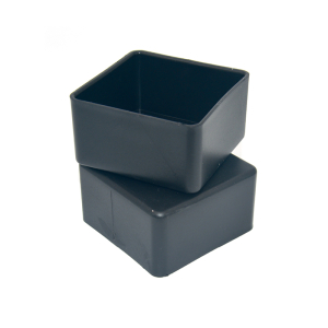 Del Ponti Umsteckkappe – 60 x 60 mm – Schwarz