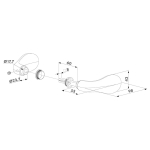 Locinox 3006CB klinkstel – RAL9005 - Ovale knop