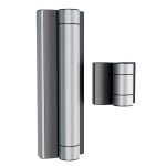 Locinox MAGNUS gemotoriseerd scharnier en poortsluiter in een - Voor looppoorten tot 1400mm breed - zilver-min