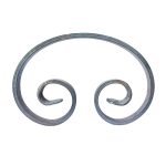C-krul 200x130 mm - strip 12x6 mm