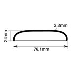 Lasbodem - Buisbodem 76.1mm