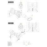 Locinox driehoekcilinderset voor driehoeksleutels van 11-14 en 17 mm maatvoering