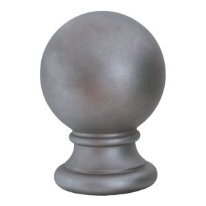 Grande Forge Pfostenkappe mit Kugel und runder Basis