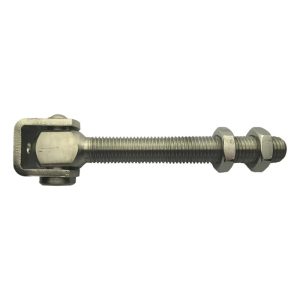 Edelstahl Torbänder M20 – Edelstahl bügel und 2 platte Muttern – 140mm