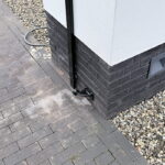 Comunello eindstop voor poort met bevestigingsplaat