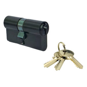 IBFM Profilzylinder verschiedenschließend – 54 – 90 mm – Symmetrisch – Schwarz