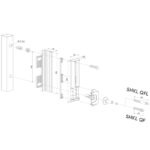 Maatvoering Locinox SHKL QF opbouwslotvanger