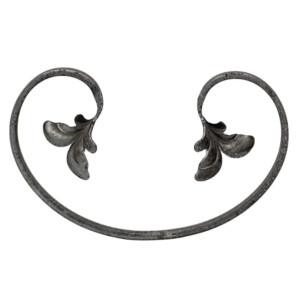 Schmiedeeisen C-Schnörkel mit Geschmiedetes Zierende Ø12×6 mm – 160 mm