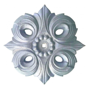 Grande Forge Aluminium-Zierornament – Rosette – Serie ALUD-