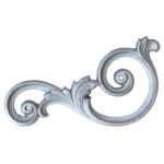 Grande Forge aluminium sierornament – 178 x 123 mm Rechts