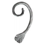 Grande Forge stalen sierkrul - J-krul - Serie JM6- links