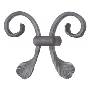Grande Forge Schmiedeeisen Zierornament – 135 × 115 mm – Serie D6-