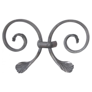 Grande Forge Schmiedeeisen Zierornament – 212 x 130 mm – Serie D10-