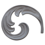 Grande Forge stalen sierornament - Sierblad - Serie FR- 118L