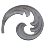 Grande Forge stalen sierornament - Sierblad - Serie FR- 118R