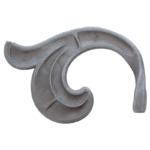 Grande Forge stalen sierornament - Sierblad - Serie FR66- Links