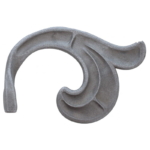 Grande Forge stalen sierornament - Sierblad - Serie FR66- Rechts