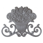 Grande Forge stalen sierornament – Bloemenkorf – 415 x 325 mm 2