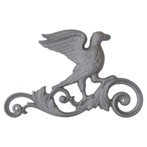 Grande Forge Schmiedeeisen Zierornament – Vogel – 325 × 210 mm
