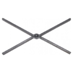 Grande Forge stalen sierornament – X-vorm – Serie CK2-