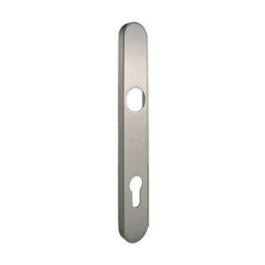 Bever Aluminium-Türschild, PZ-Maß 72 mm, Edelstahloptik, pro Stück